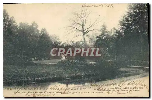 Cartes postales Lizy Sur Ourcq Vieux Moulins Interieur du parc