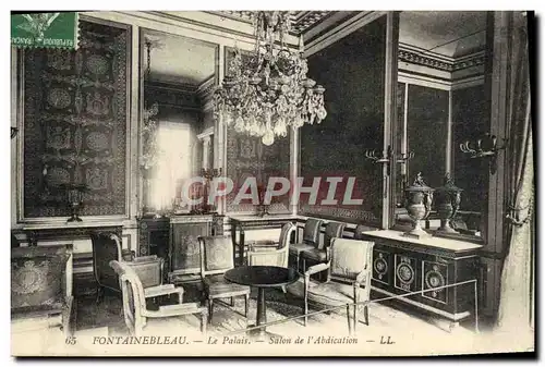 Cartes postales Fontainebleau Le Palais Salon De l&#39Abdication