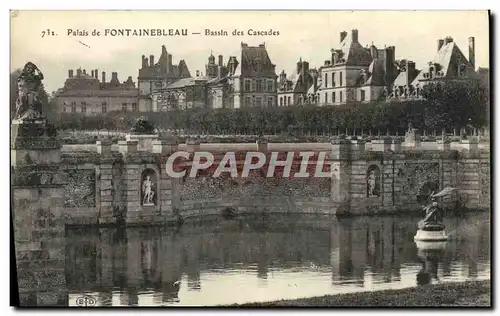 Ansichtskarte AK Palais De Fontainebleau Bassin Des Cascades