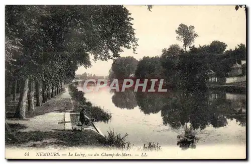 Ansichtskarte AK Nemours Le Loing Vu Du Champ De Mars