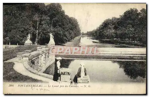 Cartes postales Fontainebleau Le Canal Pris Des Cascades