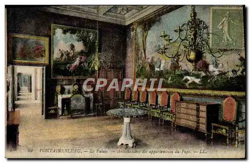 Cartes postales Fontainebleau Le Palais Antichambre Des Appartements Du Pape