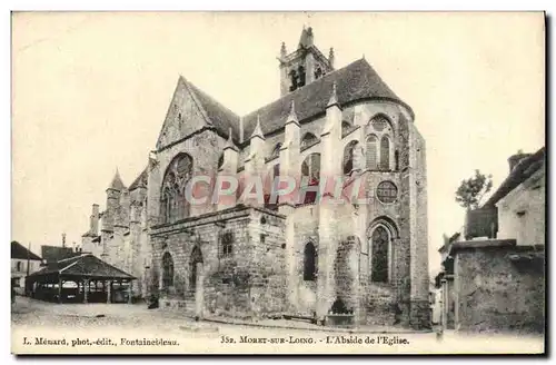 Cartes postales Moret Sur Loing L&#39abside De l&#39Eglise