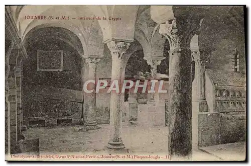 Cartes postales Jouarre Interieur De La Crypte