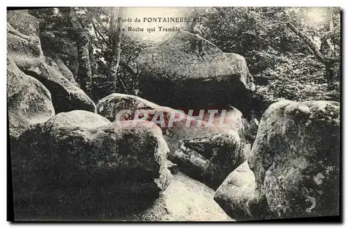 Cartes postales Foret De Fontainebleau La Roche Qui Tremble