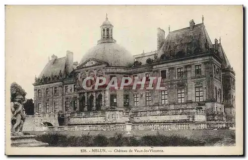 Cartes postales Melun Chateau De Vaux Le Vicomte