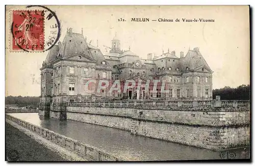 Cartes postales Melun Chateau De Vaux Le Vicomte