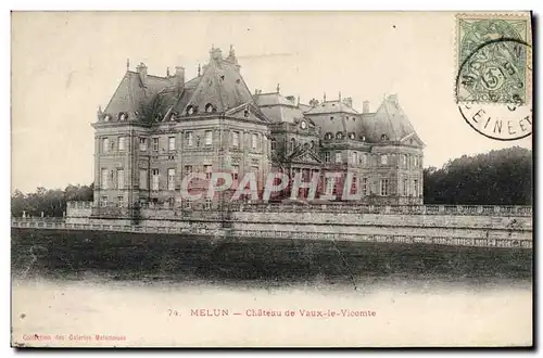 Cartes postales Melun Chateau De Vaux Le Vicomte