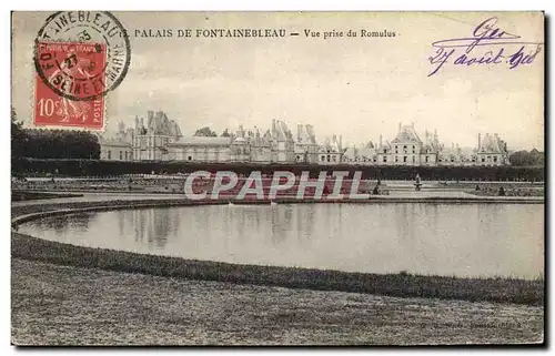 Ansichtskarte AK Palais De Fontainebleau Vue Prise Du Romulus