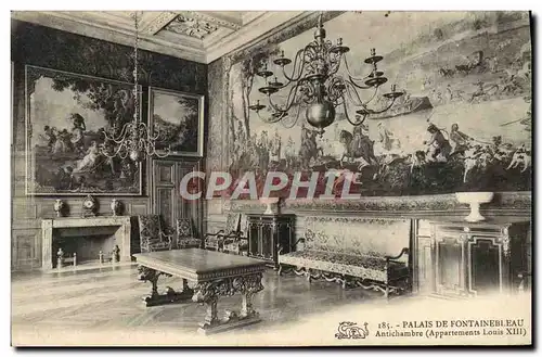 Ansichtskarte AK Palais De Fontainebleau Antichambre Appartements Louis XIII