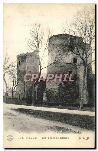 Ansichtskarte AK Environs de Melun Les Tours de Blandy