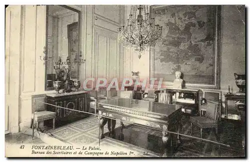 Ansichtskarte AK Foret de Fontainebleau Le Palais Bureau des secretaires et de campagne de Napoleon 1er