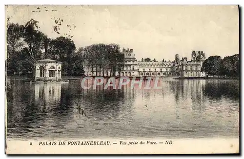 Ansichtskarte AK Foret de Fontainebleau Vue Prise du Parc