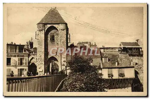 Cartes postales Moret Maison Sauve et Porte de Bourgogne