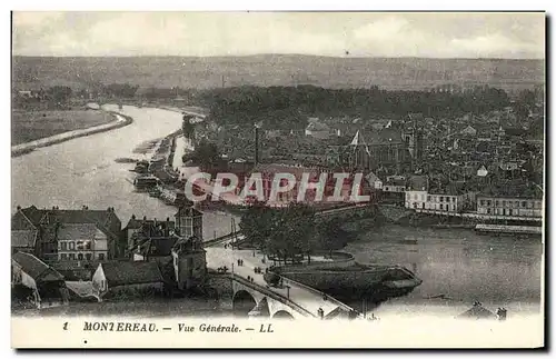 Cartes postales Montereau Vue Generale