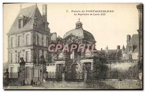 Ansichtskarte AK Palais De Fontainebleau Le Baptistere De Louis XIII