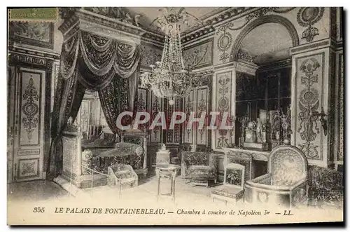 Cartes postales Le Palais De Fontainebleau Chambre A Coucher De Napoleon 1er