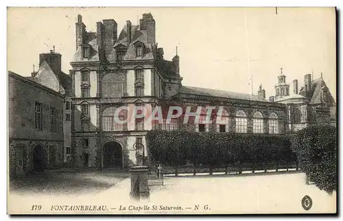 Ansichtskarte AK Fontainebleau La Chapelle St Saturnin