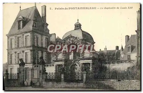 Cartes postales Palais De Fontainebleau Le Baplistere De Louis XIII