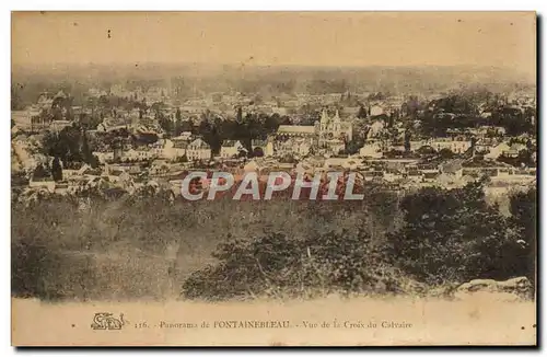 Ansichtskarte AK Panorama De Fontainebleau Vue De La Croix Du Calvaire