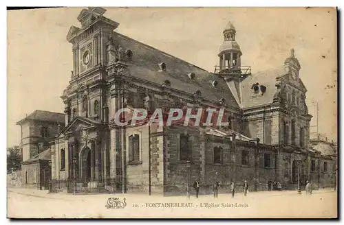 Cartes postales Fontainebleau L&#39Eglise Saint Louis