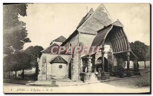 Cartes postales Avon L&#39Eglise