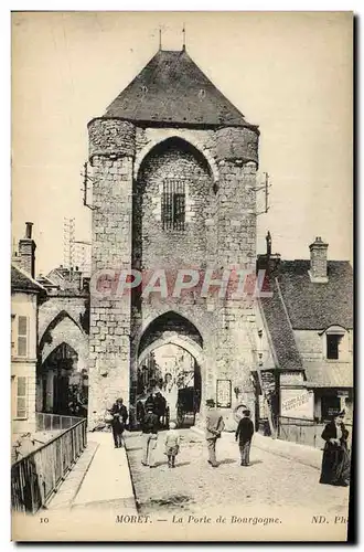 Cartes postales Moret La Porte De Bourgogne