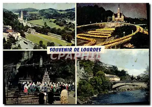 CP% Souvenir De Lourdes