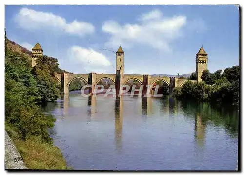 Cartes postales moderne Cahors Le Pont Valerntre
