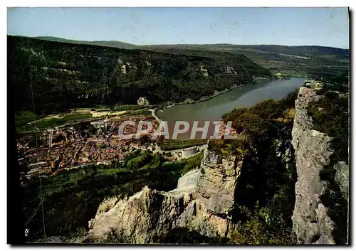 Cartes postales moderne Nantua Panorama sur le lac et les montagnes