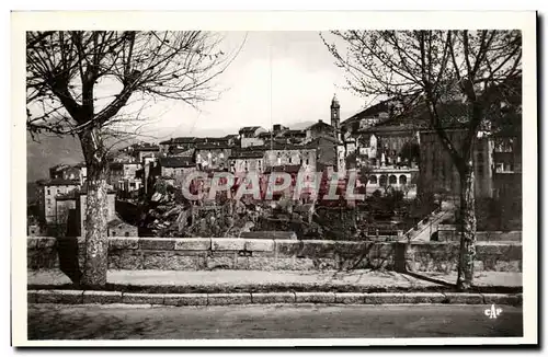 Cartes postales moderne Sartene Vue prise de la route de Bonifacio