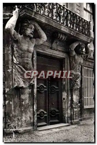 Cartes postales moderne Aix en Provence L&#39Hotel d&#39Espagnet Les Cariatides