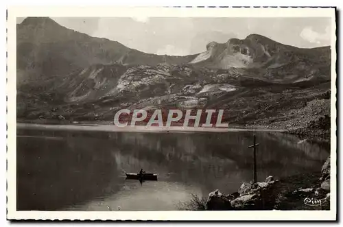 Cartes postales moderne Lac d&#39Allos Promenade en barque