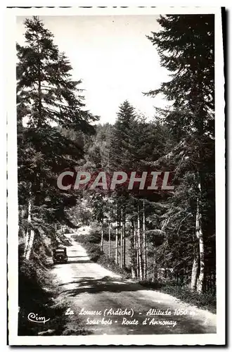 Cartes postales moderne La Louvesc Sous bois Route d&#39Annonay