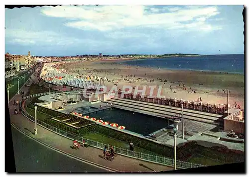 Cartes postales moderne Les Sables D&#39Olonne La Piscine et la Plage