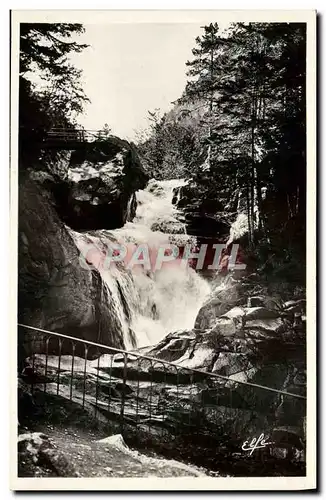 Moderne Karte Cauterets Cascade du Cerisey