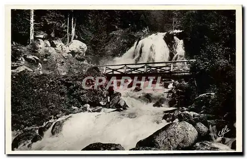 Moderne Karte Cauterets Cascade du Lutour