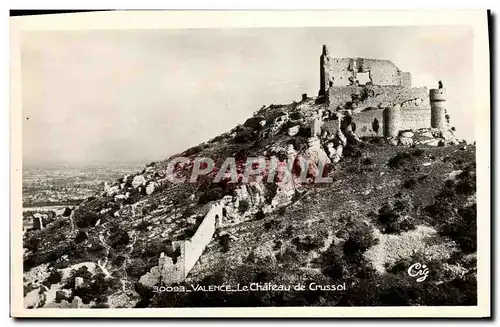 Cartes postales moderne Valence Le Chateau de Crussol