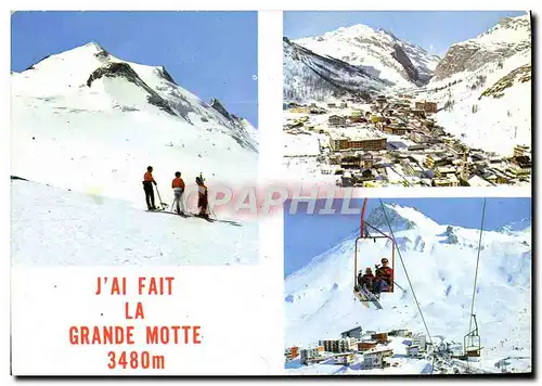 Cartes postales moderne Tignes Val d'Isere Domaine du ski La grande motte