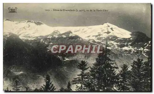 Cartes postales moderne Dome de Chasseforet Vu de la Foret d&#39Arc