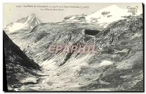 Cartes postales moderne Le Dome de Chasseforet et la dent Parrachee vus d&#39entre deux eaux