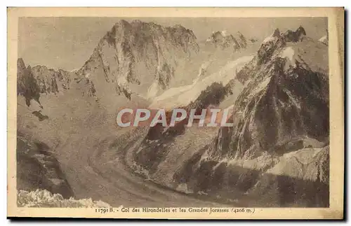 Ansichtskarte AK Col De Hirondelles Et Les Grandes Jorasses