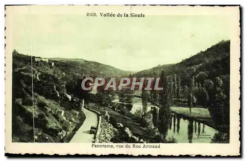 Cartes postales Vallee De La Sioule Panorama Vue Du Roc Armand