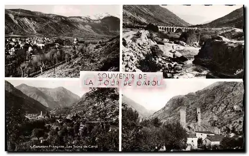Cartes postales Souvenir De La Tour De Carol Cote Gendarmerie Les tours de Carol Viaduc