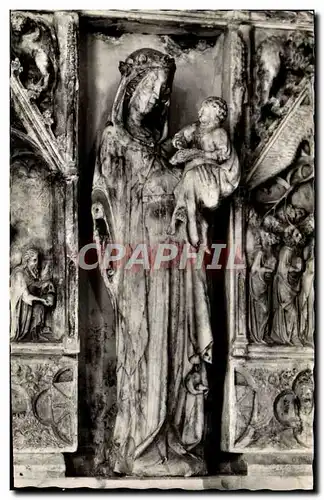 Cartes postales moderne Environs De Vernet Les Bains Coreneilla De Conflent La vierge Retable de marbre blanc Cascall de