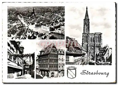 Cartes postales Strasbourg La cour du corbeau la maison Kammerzell La cathedrale