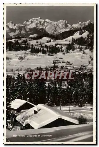 Cartes postales moderne Villars Chesieres Et Grammont