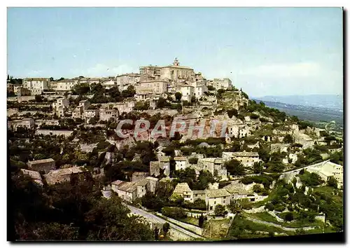 Moderne Karte Provence Comtat Venaissin Gordes Vue Generale