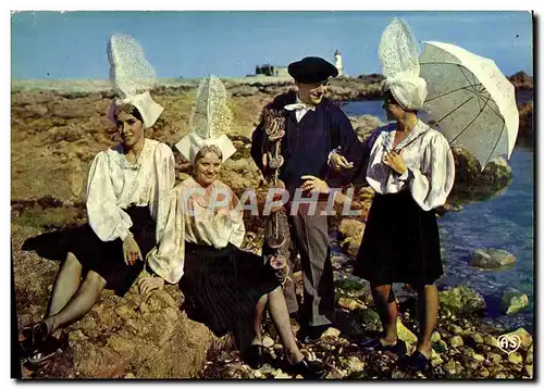 Cartes postales moderne Folklore De France La Vendee Costumes Sablais Le Retour Du Marin Folklore