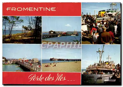 Cartes postales moderne Fromentine Porte Des Iles Bateau